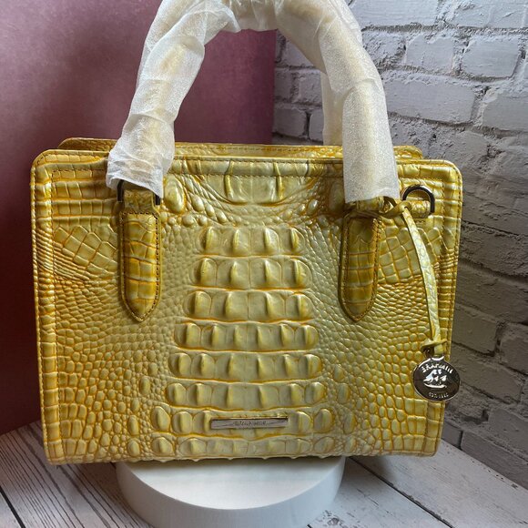 BRAHMIN SMALL CAROLINE SATCHEL BAG - Picture 1 of 15
